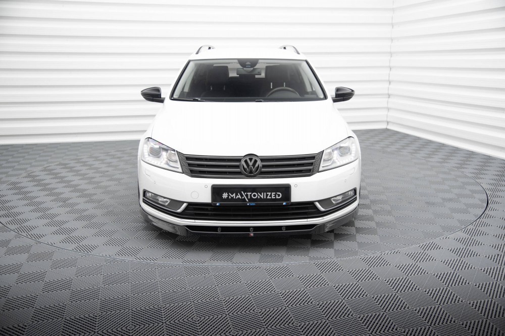 Тюнінгова накладка під передній бампер VW Passat B7