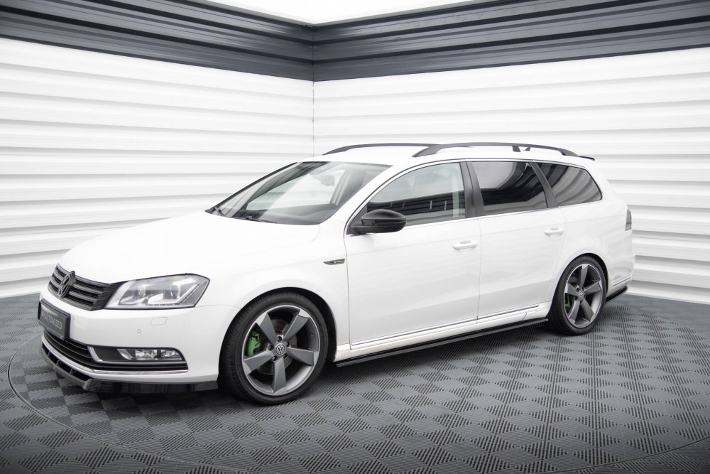 Тюнінг накладки під пороги VW Passat B7 версія R-Line