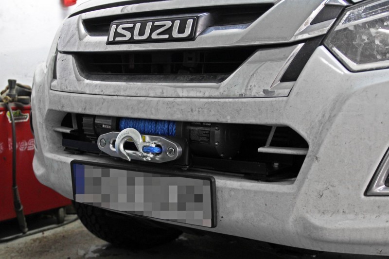 Пластина для встановлення (кріплення) лебідки Isuzu D-Max 2 (2012-2017)