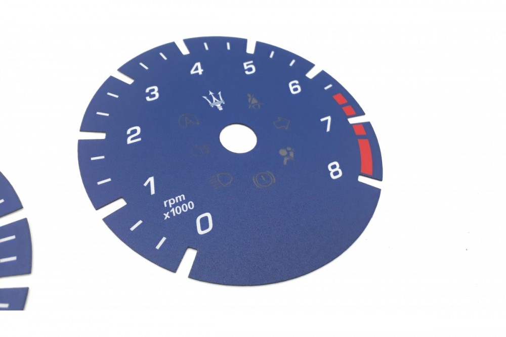 шкали-замінники з миль на км Maserati Quattroporte VI, Levante, Ghilbli