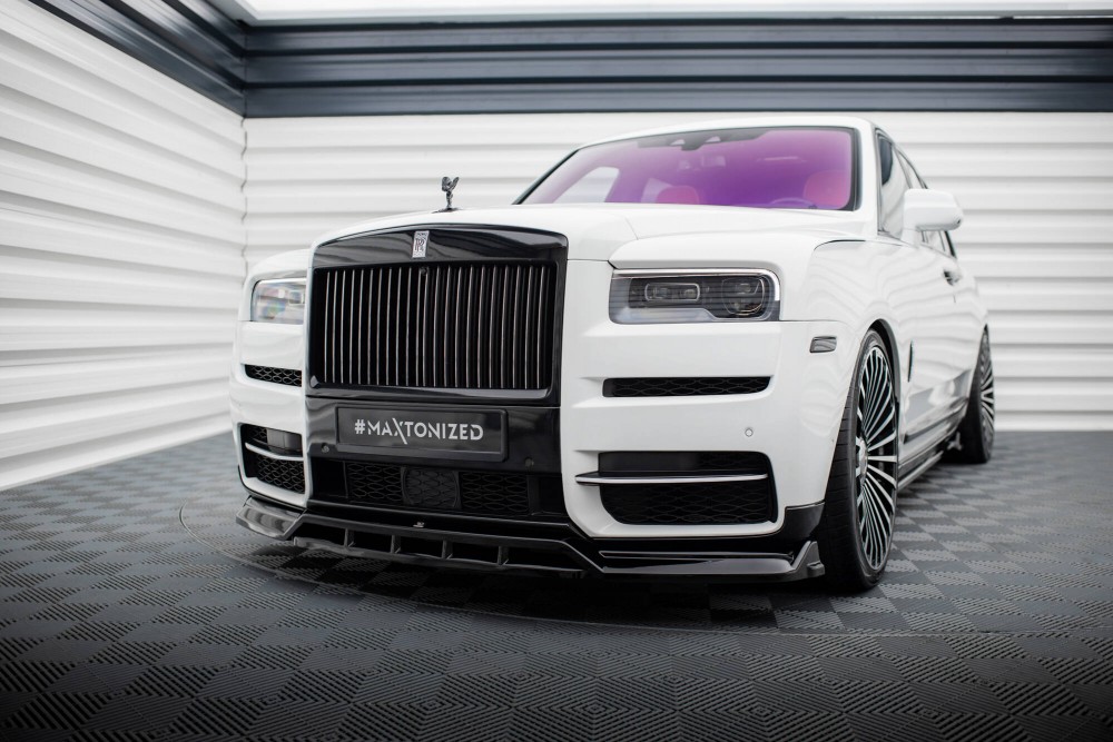 Тюнінгова накладка (губа) на передній бампер Rolls Royce Cullinan