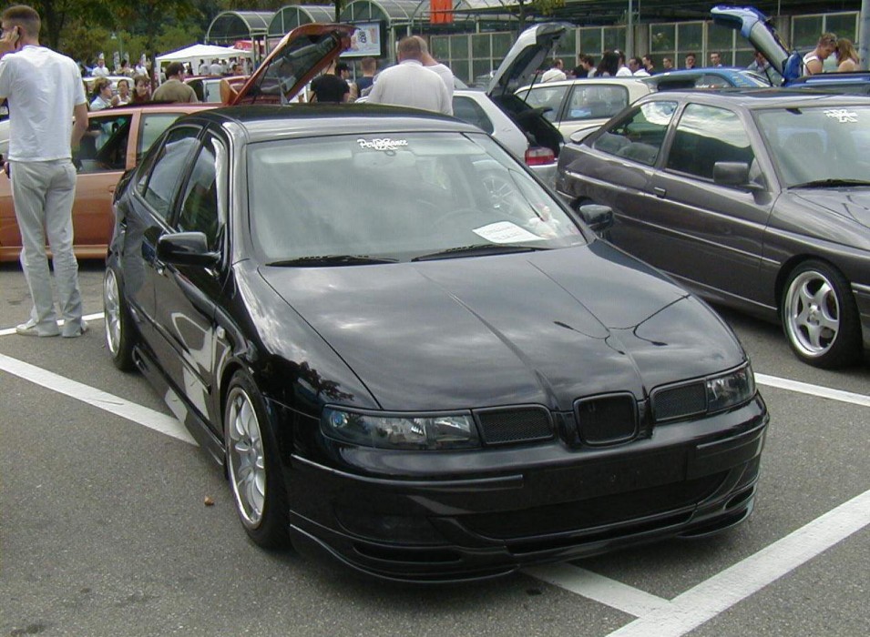 Накладки на фари Seat Toledo 2 / Leon 1 (скловолокно)