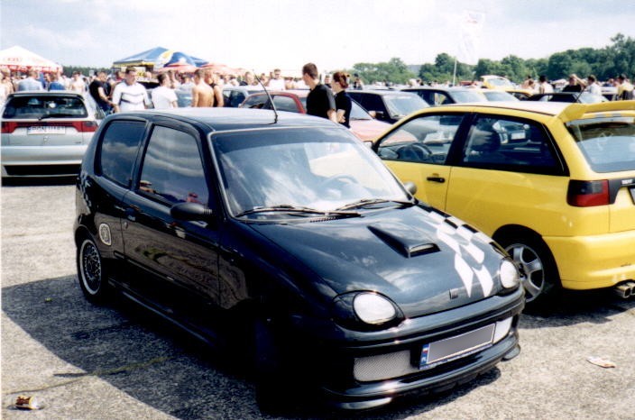 Тюнінгові накладки на фари Fiat Seicento