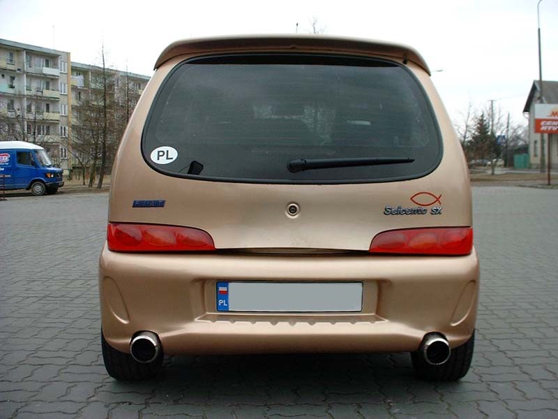 Спойлер кришки багажника Fiat Seicento версія 1