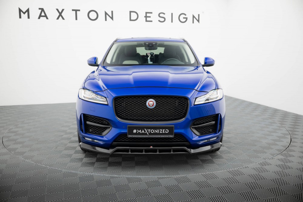 Тюнінгова накладка на передній бампер Jaguar F-Pace Mk1 R-Sport