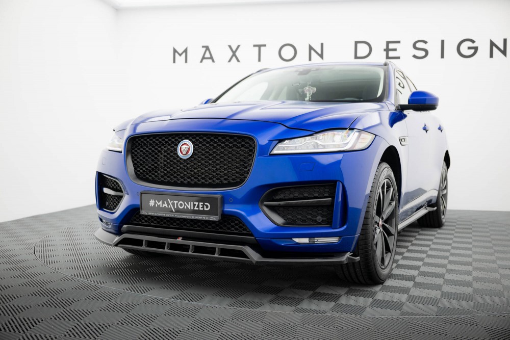 Тюнінгова накладка на передній бампер Jaguar F-Pace Mk1 R-Sport