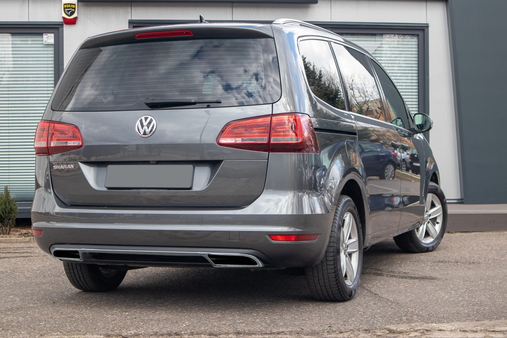 Дифузор заднього бампера Volkswagen Sharan 7N, Seat Alhambra 7N 2010-2022 