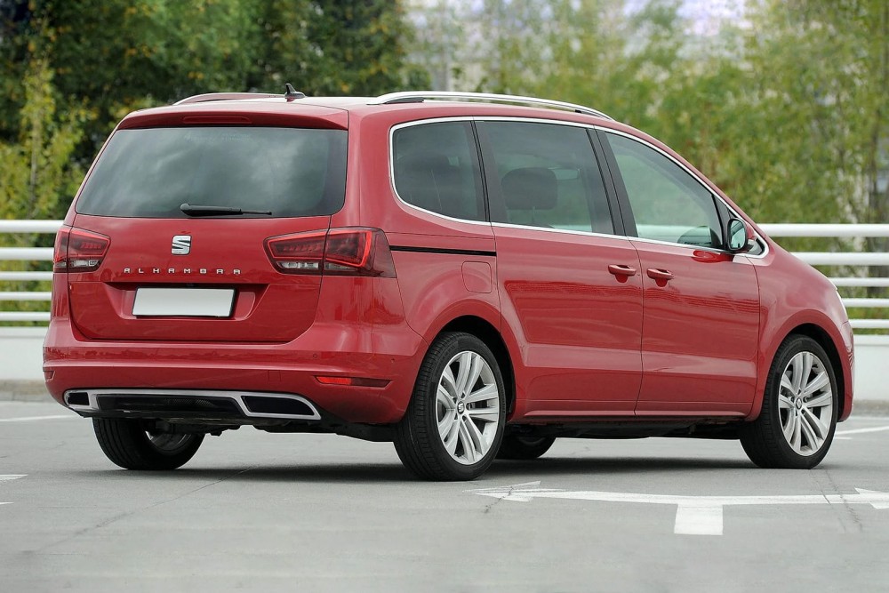 Дифузор заднього бампера Volkswagen Sharan 7N, Seat Alhambra 7N 2010-2022 