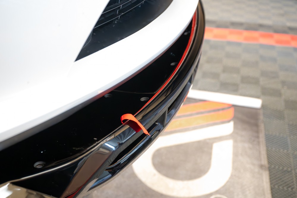 Нижня накладка на передній бампер Tesla Model X Mk1 рестайл вар. 3
