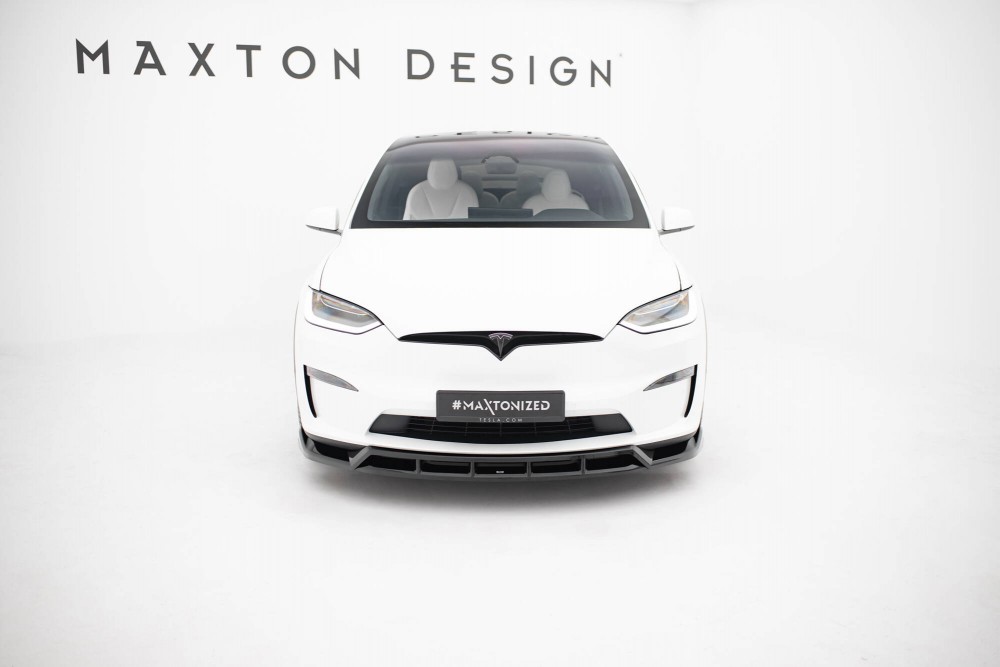 Нижня накладка на передній бампер Tesla Model X Mk1 рестайл вар. 3