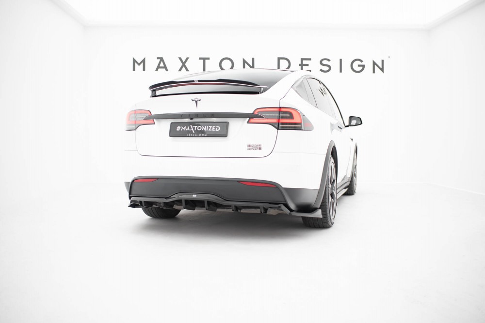Дифузор заднього бампера Tesla Model X Mk1 рестайл вар. 2