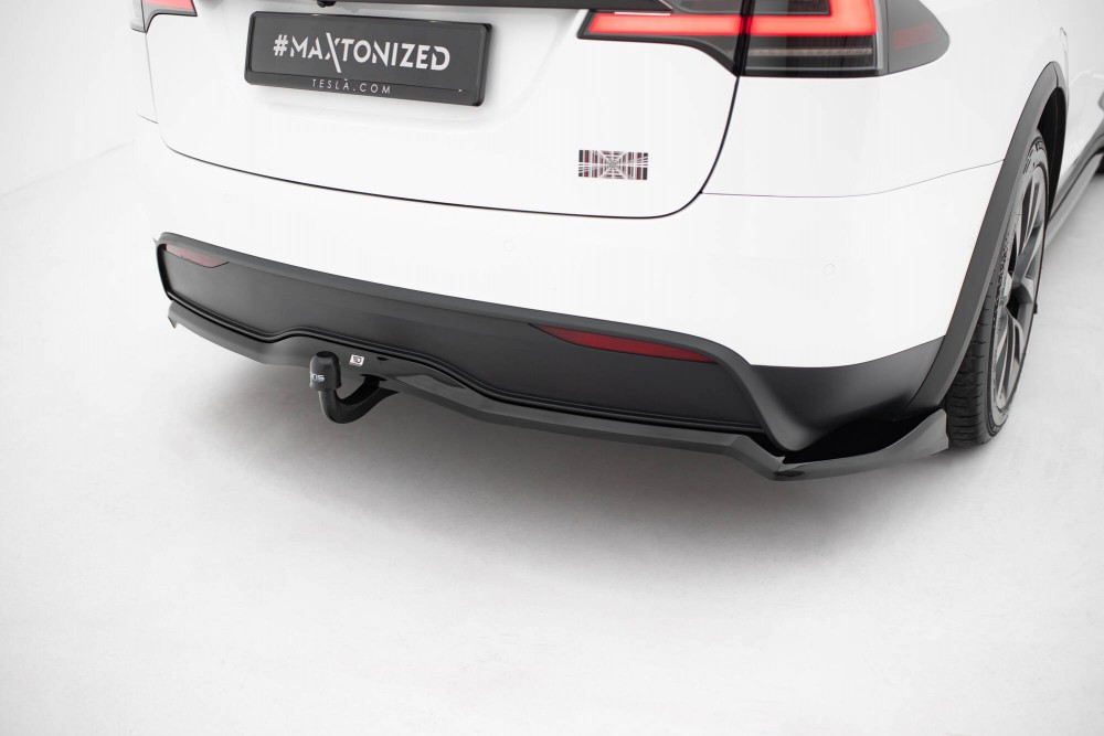 Дифузор заднього бампера Tesla Model X Mk1 рестайл вар. 2