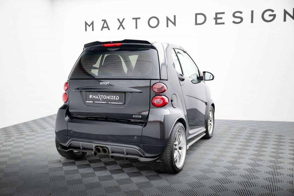 Тюнінг дифузор (накладка) на задній бампер Brabus Smart Fortwo C451 рестайл
