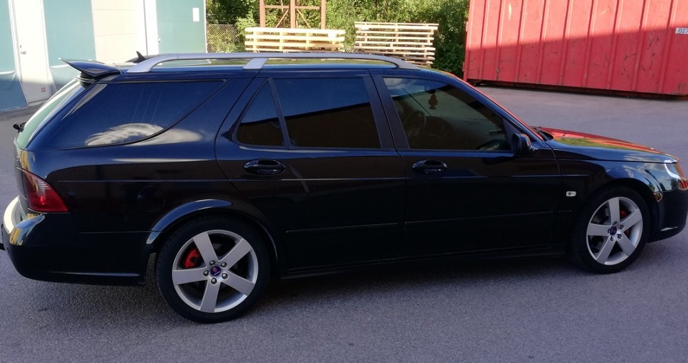 Спойлер кришки багажника Saab 9-5 Kombi варіант 1