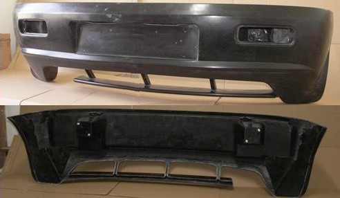Бампер задній Fiat Barchetta (1995-2004) дорестайл