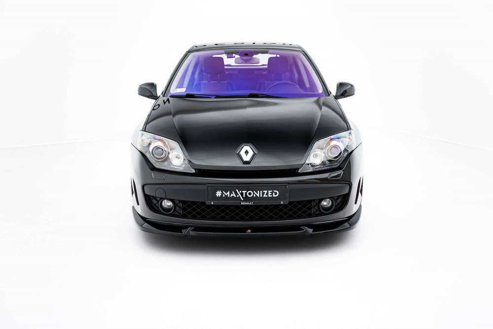 Тюнінгова накладка (губа) на передній бампер Renault Laguna Hatchback GT Mk3 Maxton design