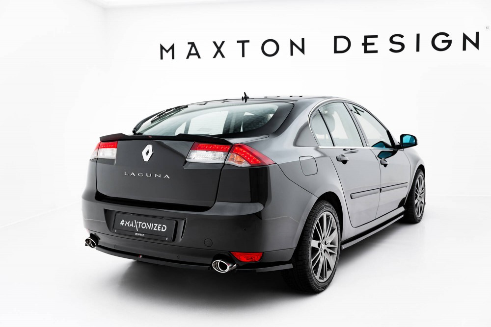 Центральна тюнінг накладка на задній бампер Renault Laguna Hatchback GT Mk3
