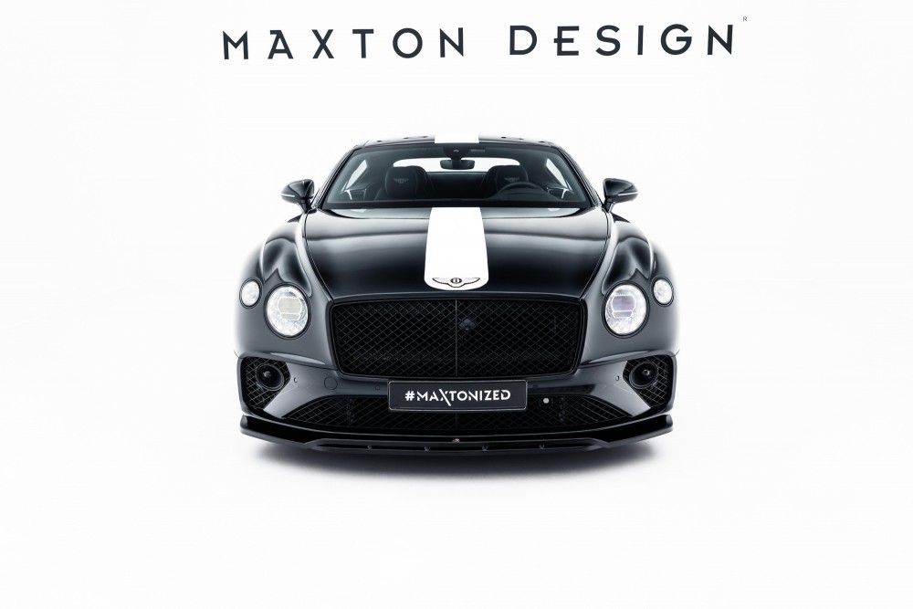 Тюнінг накладка (губа) на передній бампер Bentley Continental GT Coupe Mk3 Maxton design
