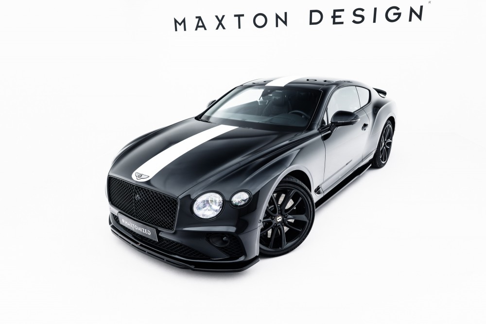 Тюнінг накладка (губа) на передній бампер Bentley Continental GT Coupe Mk3 Maxton design