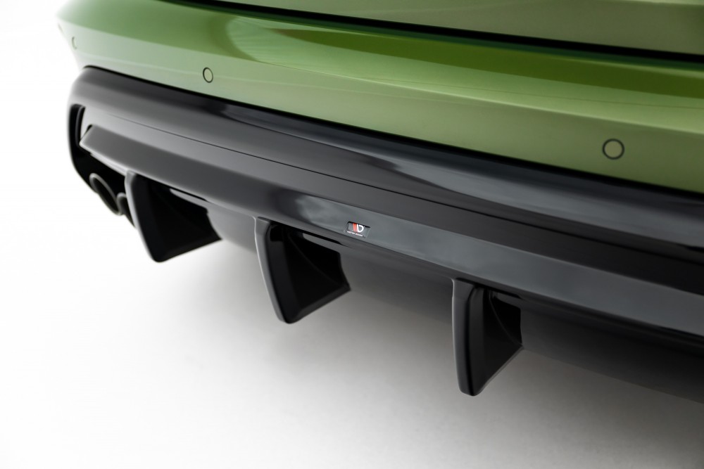 Дифузор Maxton-design заднього бампера Audi S3 8Y рестайл Sportback (подвійні насадки)