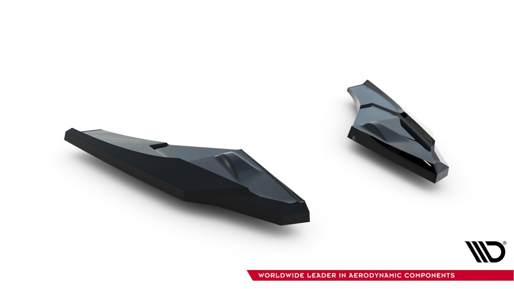 Бокові тюнінг накладки на задній бампер Audi S3 8Y рестайл Sportback вар. 3