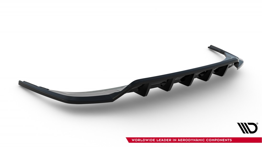 Тюнінг дифузор на задній бампер Audi Q7 Mk2 2019-2023 S-Line (Maxton-design)