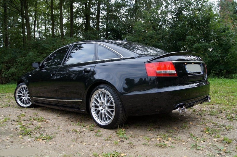 Спойлер багажника Audi A6 C6 з трьох частин