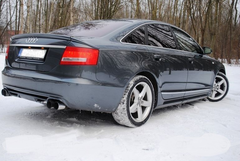 Спойлер багажника Audi A6 C6 з трьох частин