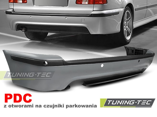 Бампер задній BMW E39 Touring, M-PAKIET (з вирізами під парктроніки)
