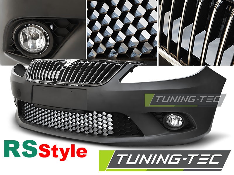 ! бампер передній Skoda Fabia II у стилі RS