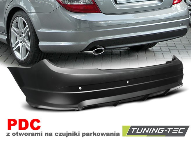 бампер задній Mercedes W204 sedan у стилі AMG