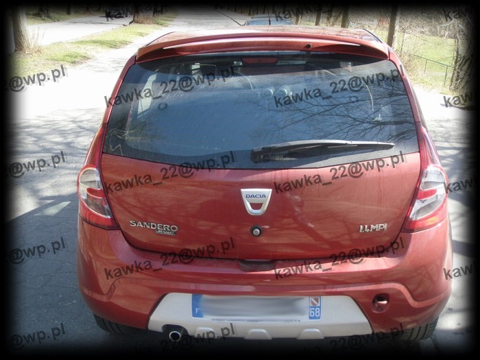 Спойлер кришки багажника Dacia Sandero