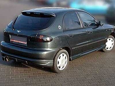 Тюнінгова накладка заднього бампера Daewoo Lanos Hatchback