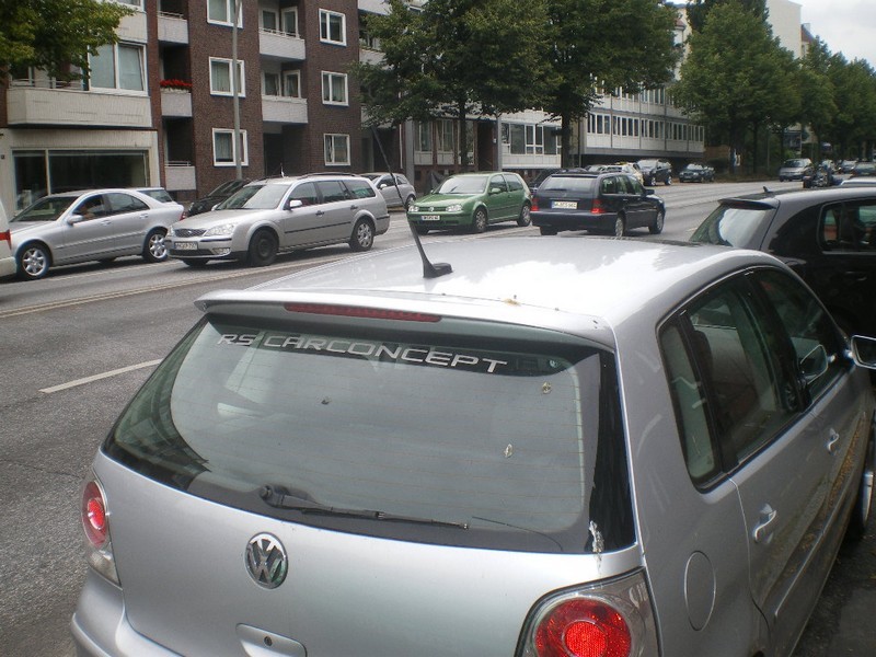 Спойлер кришки багажника VW Polo 9N/9N3