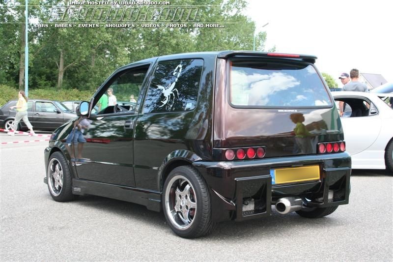 Окуляри (накладки на задні ліхтарі) Fiat Cinquecento