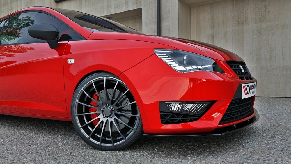 Спойлер переднього бампера Seat Ibiza 4 cupra (6J) післярестайл