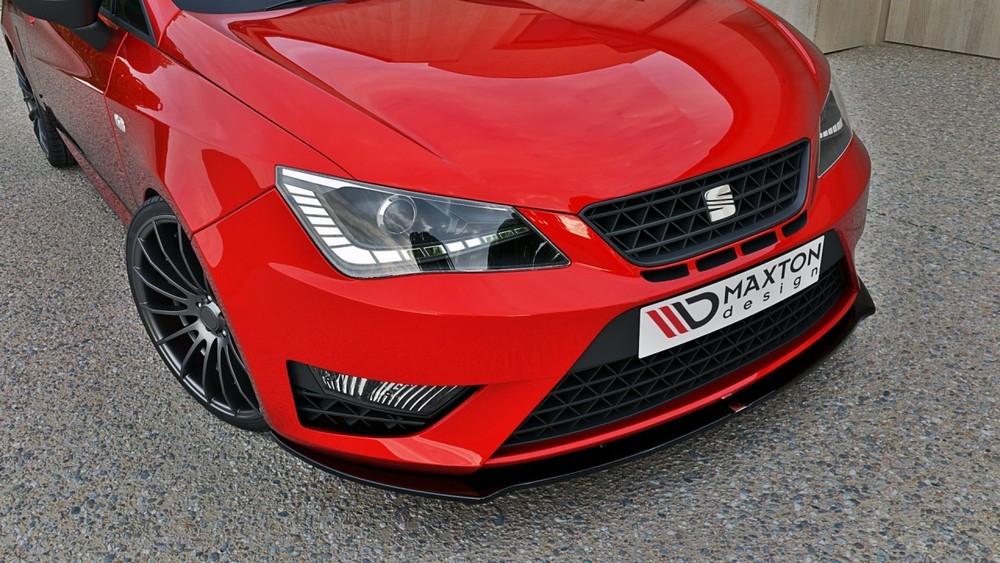 Спойлер переднього бампера Seat Ibiza 4 cupra (6J) післярестайл