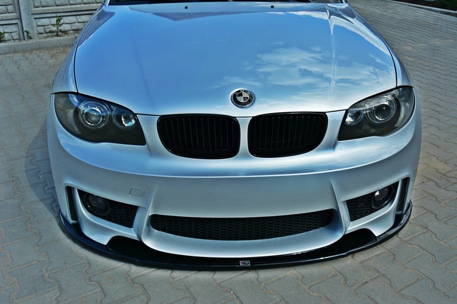 Тюнінгова накладка (юбка) переднього бампера BMW 1 E87 M-Design