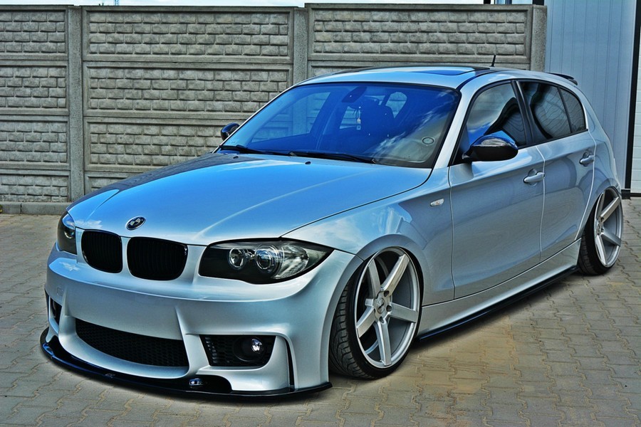 Тюнінгова накладка (юбка) переднього бампера BMW 1 E87 M-Design