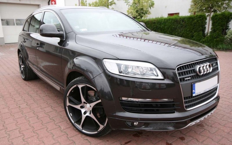 Юбка спойлер переднього бампера Audi Q7 стиль ABT