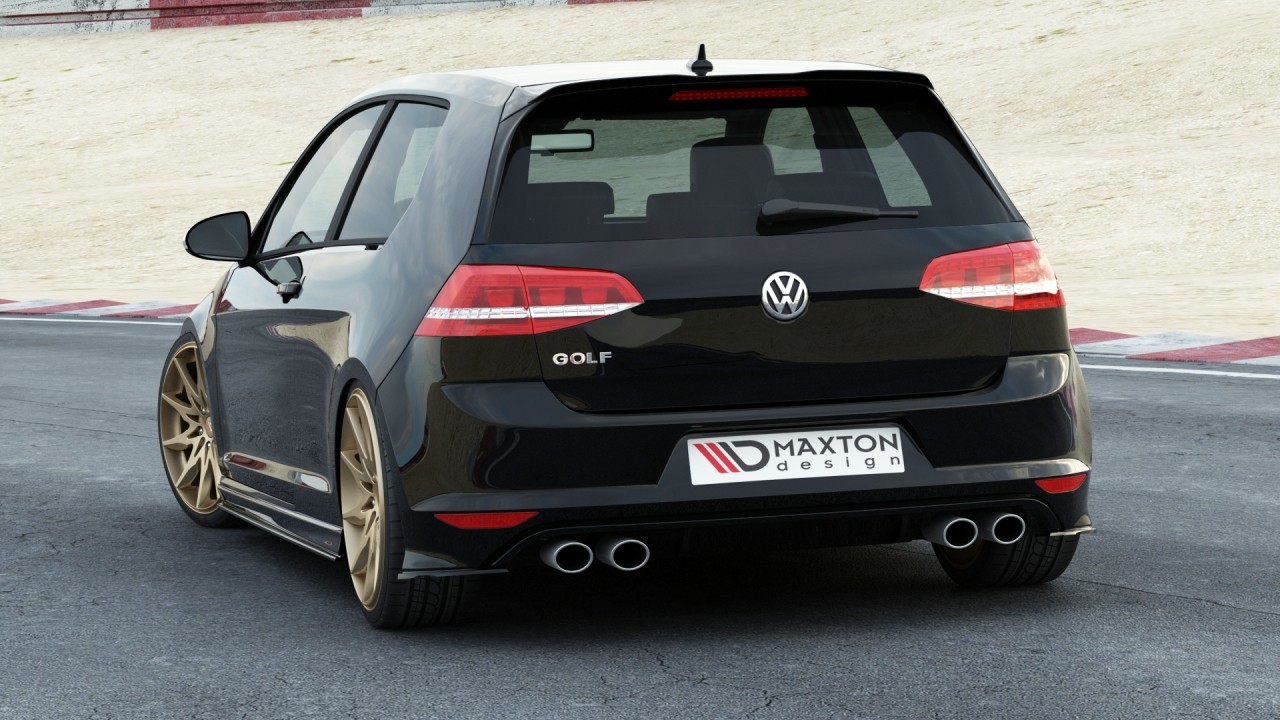 Бічні накладки заднього бампера Volkswagen Golf 7 дорестайл R/R-Line версія