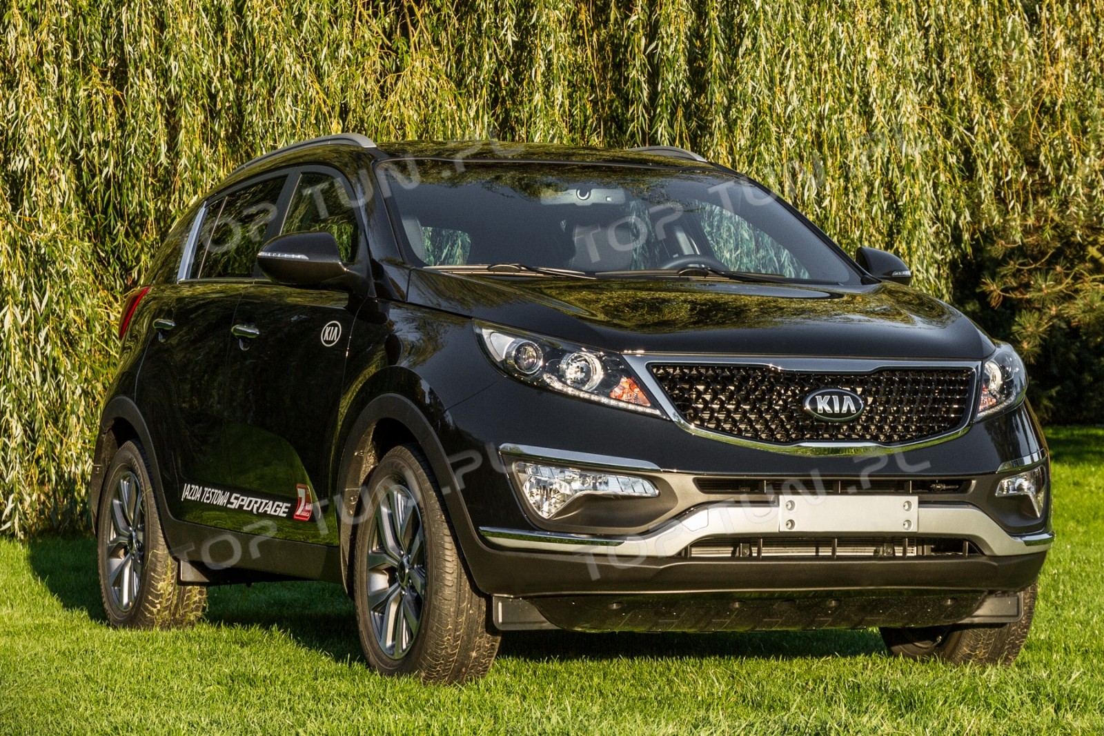 накладки на передній та задній бампер Kia Sportage (ABS-пластик)