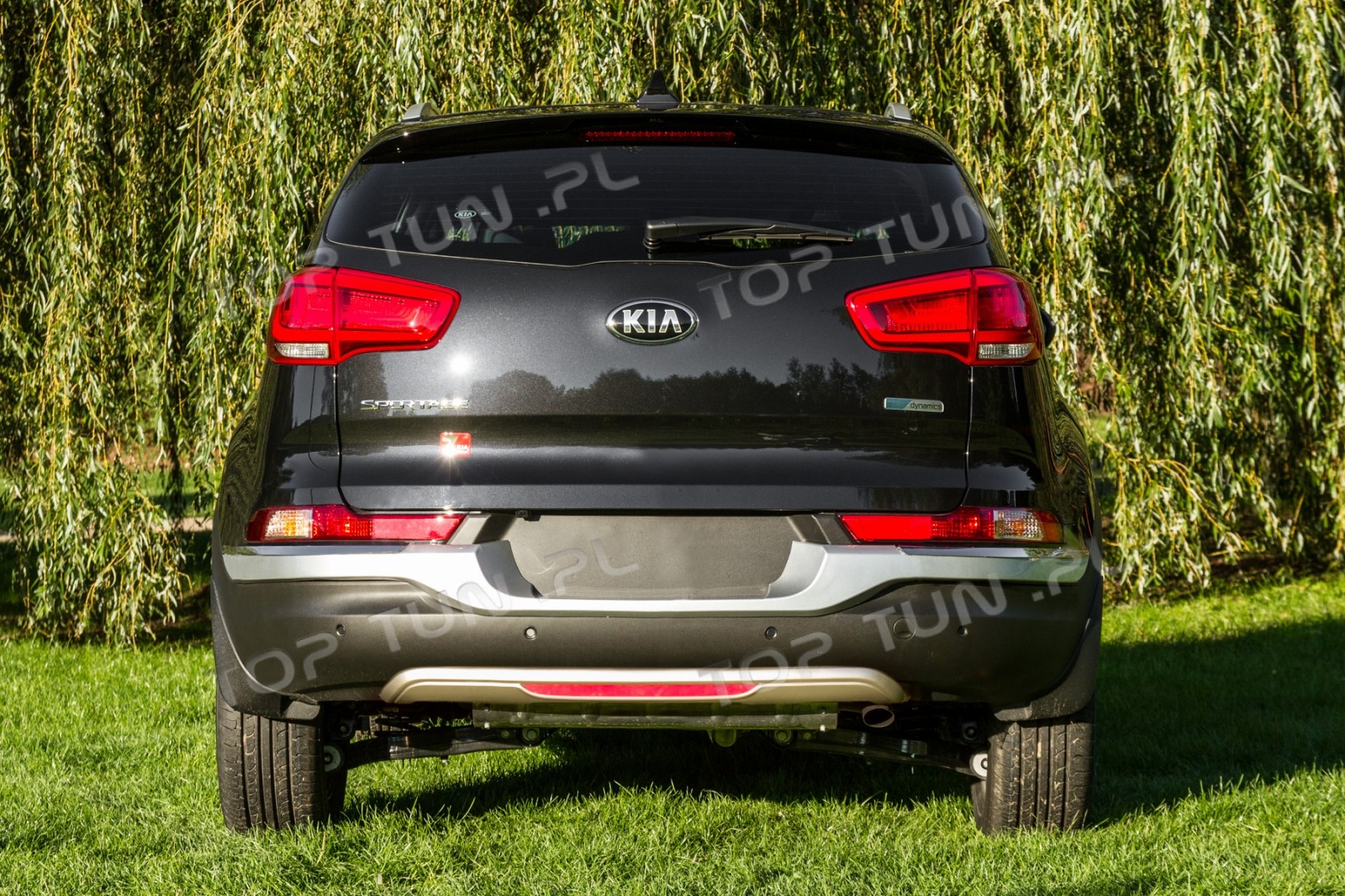 накладки на передній та задній бампер Kia Sportage (ABS-пластик)