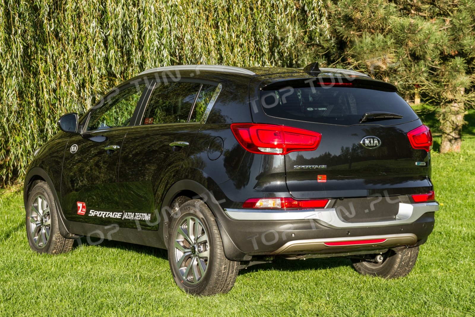 накладки на передній та задній бампер Kia Sportage (ABS-пластик)