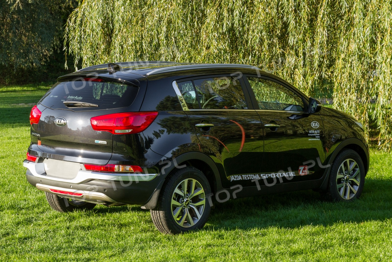 накладки на передній та задній бампер Kia Sportage (ABS-пластик)