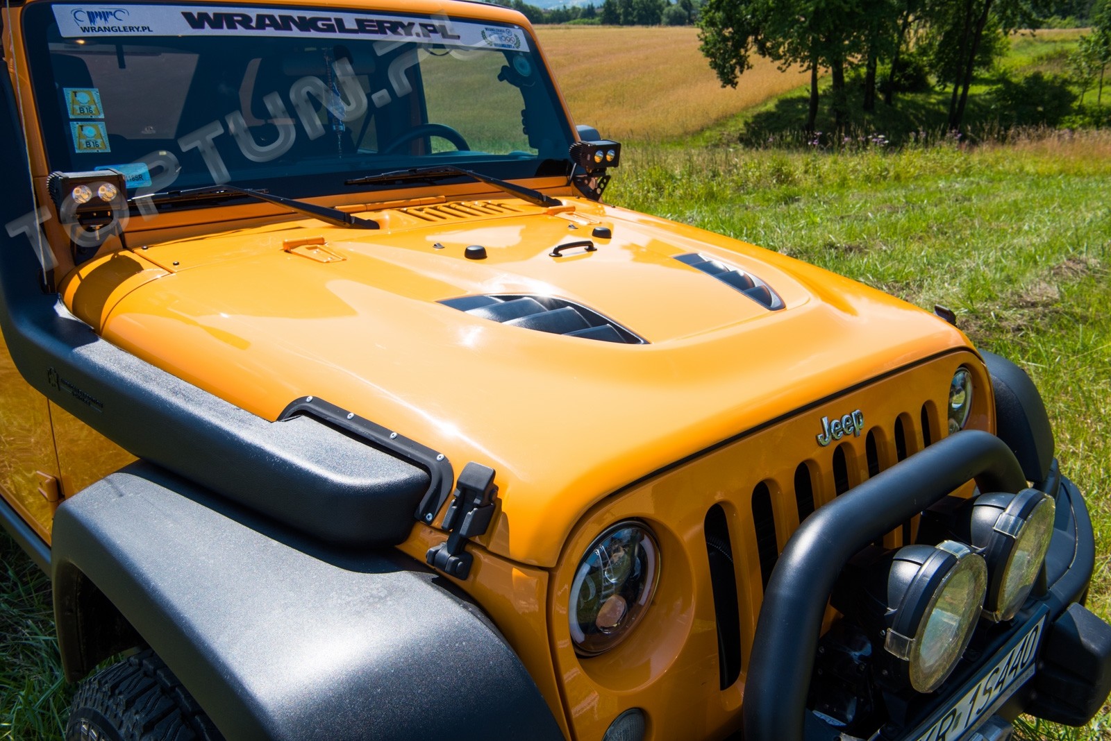 Капот Jeep Wrangler RUBICON 10th дизайн. ANNIVERSARY