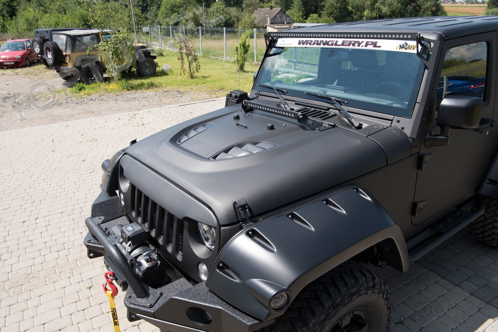 Капот Jeep Wrangler RUBICON 10th дизайн. ANNIVERSARY