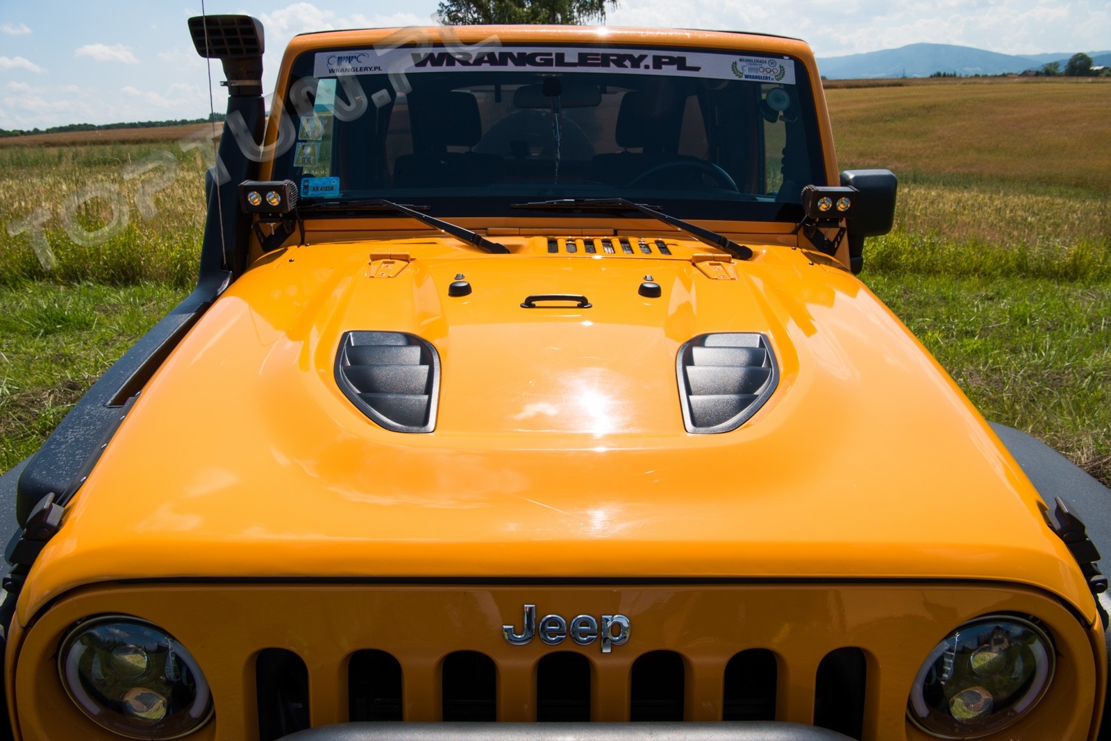 Капот Jeep Wrangler RUBICON 10th дизайн. ANNIVERSARY