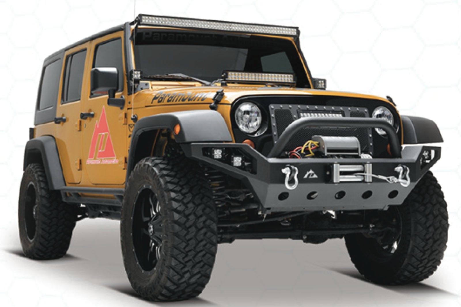 передній бампер LP2 для Jeep Wrangler JK/JL
