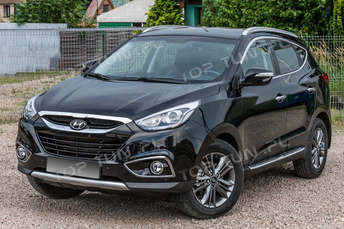 накладка на капот Hyundai ix35